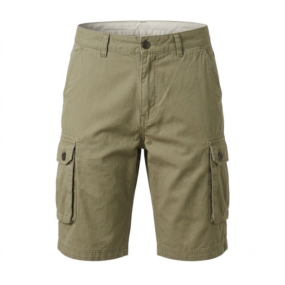 Boys Levi’s Khaki Cargo Shorts Size 16 Regular W28 100% Cotton Great Condition